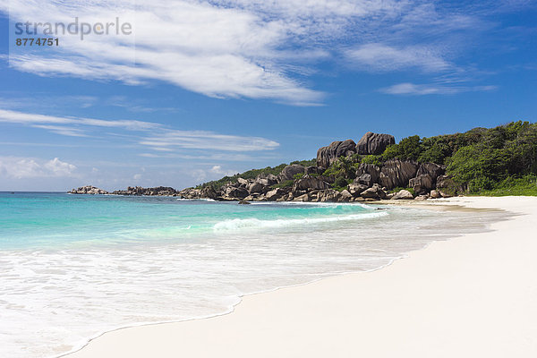 Seychelles  La Digue  Grand Anse beach