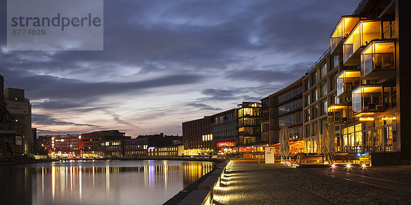 Germany  Munster  View of city harbor