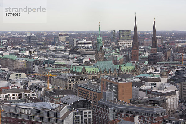Deutschland  Hamburg  Stadtansicht und Kirchen