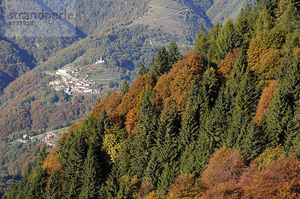 Berg  Tal  Herbst  Schweiz