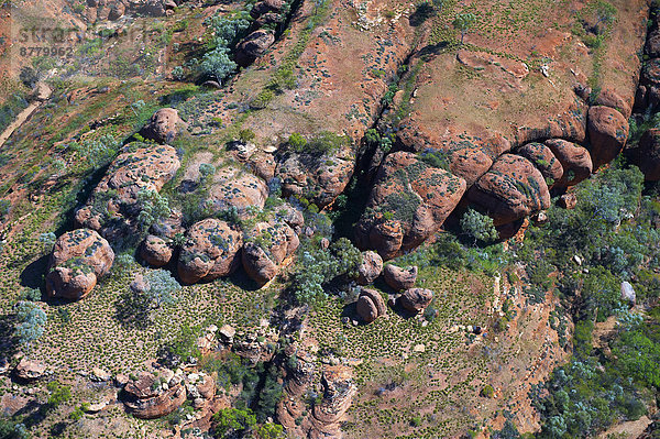 Nationalpark  Felsbrocken  Steilküste  Ansicht  Luftbild  Fernsehantenne  Australien  rund  Western Australia