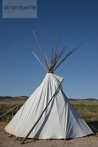 Vereinigte Staaten von Amerika  USA  Amerika  Zelt  Indianer  Indianerzelt  Wyoming