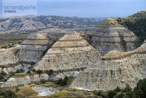 Vereinigte Staaten von Amerika  USA  Nationalpark  Felsbrocken  Amerika  Landschaft  North Dakota