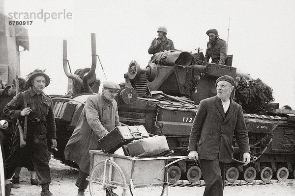 Frankreich  Europa  Teamwork  Geschichte  Soldat  Krieg  eindringen  landen  kanadisch  Infanterie  Juni  Normandie  Zweiter Weltkrieg  II.