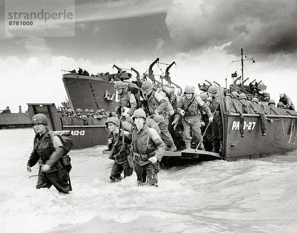 Großbritannien  üben  Teamwork  Geschichte  Krieg  eindringen  Normandie  Zweiter Weltkrieg  II.
