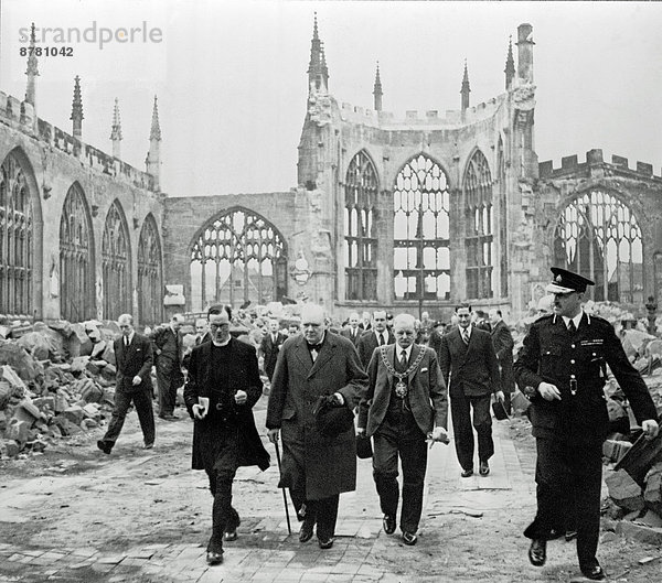 Großbritannien  Geschichte  Ruine  Kathedrale  Krieg  Zweiter Weltkrieg  II.