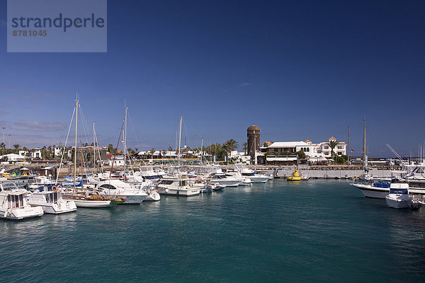 Hafen  Europa  Boot  Insel  Kanaren  Kanarische Inseln  Fuerteventura  Spanien