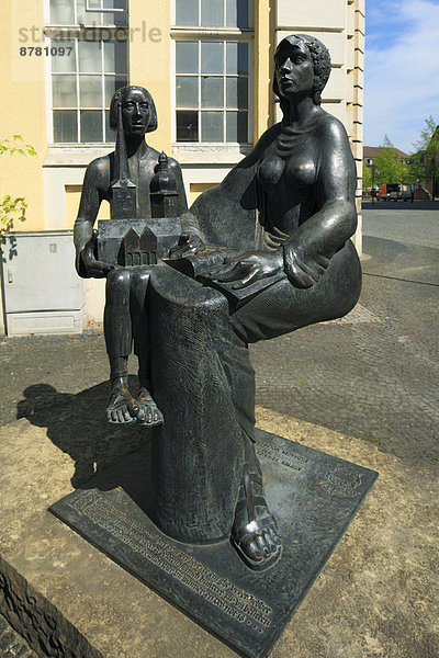 Europa  Skulptur  Monument  Deutschland  Herford  Nordrhein-Westfalen  Westfalen