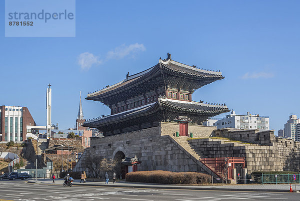 Seoul  Hauptstadt  Osten  Reise  Großstadt  Architektur  Geschichte  Eingang  Tourismus  Korea  UNESCO-Welterbe  Asien