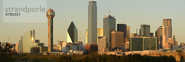 Vereinigte Staaten von Amerika  USA  Panorama  Skyline  Skylines  Amerika  niemand  Großstadt  Querformat  Nordamerika  Dallas  Innenstadt  Texas