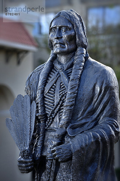 Vereinigte Staaten von Amerika  USA  Skulptur  Amerika  Statue  Indianer  Nordamerika  Chefin  Fort Worth  Texas