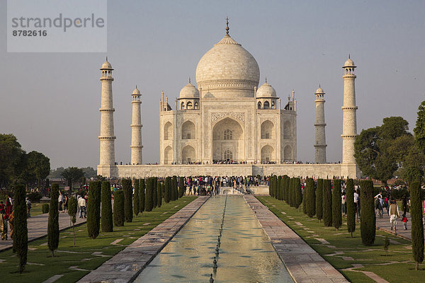 Agra  Asien  Mausoleum  Minarett  Taj Mahal  Uttar Pradesh