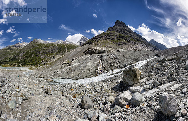 Wasser  Europa  Berg  Sommer  Landschaft  Hügel  Gletscher  Schweiz