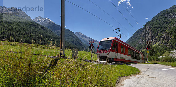 Europa  Berg  Sommer  Landschaft  Hügel  Feld  Zug  Wiese  Schweiz  Zermatt