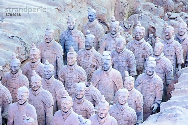 China  Xian Shaanxi  Armee der Terrakotta-Krieger im Grab des Kaisers Qin Shi Huang