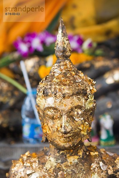 Buddhistische Skulptur im Tempel von Bangkok