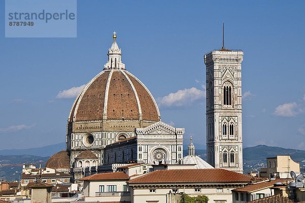 Landschaft Kathedrale Florenz Italien Toskana