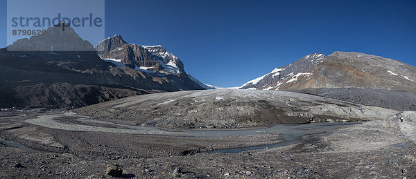 Nationalpark  Landschaftlich schön  landschaftlich reizvoll  Berg  Landschaft  Gletscher  Nordamerika  Rocky Mountains  Jasper Nationalpark  Columbia-Eisfeld  Columbia Icefield  Alberta  Kanada
