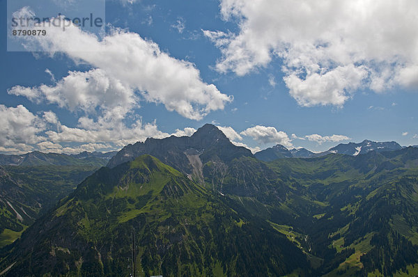 Panorama  Europa  Alpen  Österreich  Kleinwalsertal  Vorarlberg