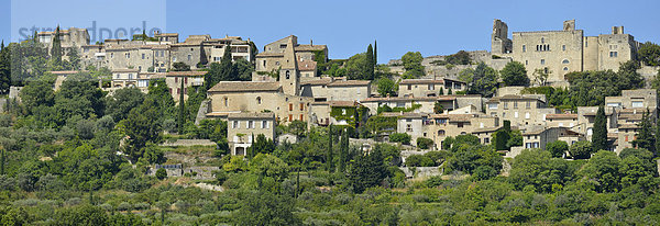 Panorama  Frankreich  Europa  Stein  Gebäude  niemand  Dorf  Provence - Alpes-Cote d Azur  Drome