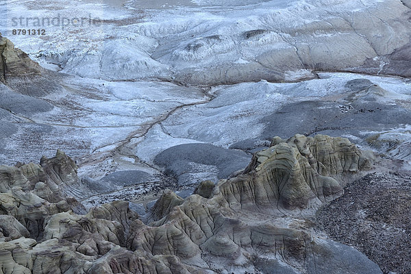 Vereinigte Staaten von Amerika  USA  Detail  Details  Ausschnitt  Ausschnitte  Amerika  Landschaft  Natur  Steppe  Lehm  Erosion  Westen  Wyoming