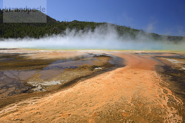 Vereinigte Staaten von Amerika  USA  Nationalpark  Amerika  Natur  Vulkan  Wärme  Yellowstone Nationalpark  UNESCO-Welterbe  Rocky Mountains  Wyoming