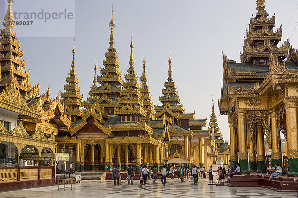 sauber Reise Architektur bunt Religion Tourismus Myanmar Asien Buddha Buddhismus Pagode