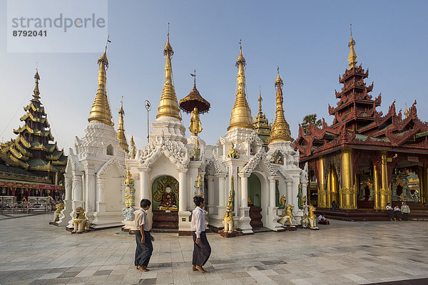gehen sauber Reise Gebet Architektur bunt Religion Tourismus Myanmar Tempel Asien Buddha Buddhismus Pagode