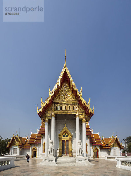 Bangkok  Hauptstadt  Reise  Architektur  bunt  Brücke  Marmor  Tourismus  Tempel  Asien  Thailand