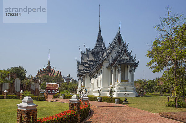 Bangkok  Hauptstadt  Reise  Architektur  bunt  Palast  Schloß  Schlösser  Kultur  Tourismus  Ayuthaya  antik  Asien  Thailand