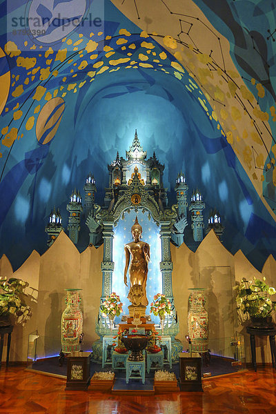 Bangkok  Hauptstadt  Reise  Architektur  bunt  Innenaufnahme  Museum  Kultur  Tourismus  Asien  Buddha  Buddhismus  Thailand