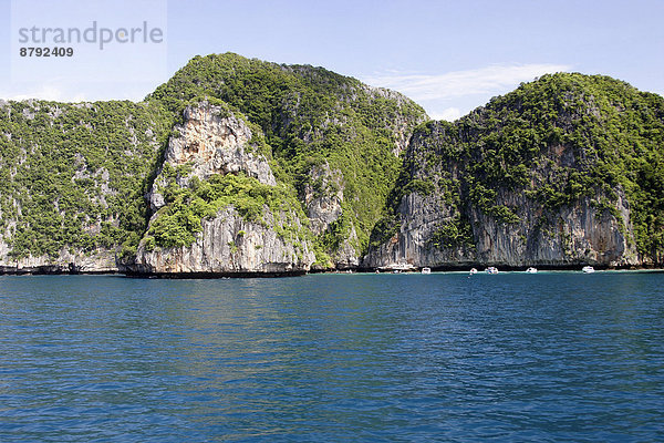 Landschaftlich schön  landschaftlich reizvoll  Wasser  Küste  See  Indianer  Insel  Bambus  Asien  Bucht