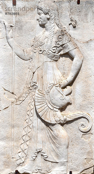 Europa  Frau  Skulptur  Handel  Schutz  Verteidigung  Stadt  Archäologie  Geschichte  Ruine  Kunst  Intelligenz  Marmor  aufheben  schlau  Gott  Göttin  Italienisch  Italien  römisch  Weisheit
