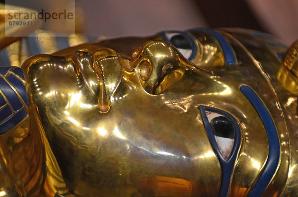 Reichtum Monarchie Schatz Gold Glück Statue König - Monarchie Maske Ägypten Mumie Stärke