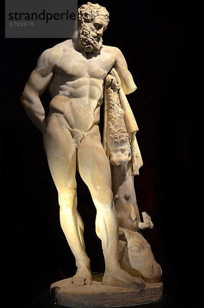 Truthuhn  Europa  Mann  Stärke  Stein  arbeiten  Skulptur  Kraft  Wahrzeichen  Marmor  antik  Antalya  Verein  Griechenland  Herakles  Perge  Bildhauer  Türkei
