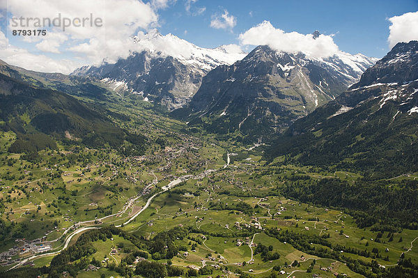 Schreckhorn Interlaken Grindelwald Schweiz Kanton Bern