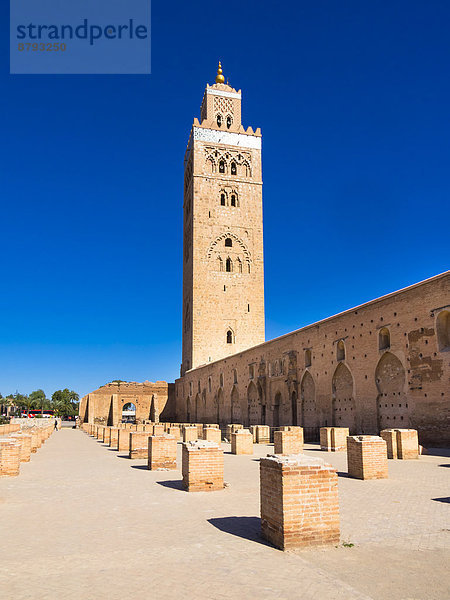 Koutoubia-Moschee  1158  Medina  Marrakesch  Marrakech-Tensift-Al Haouz  Marokko