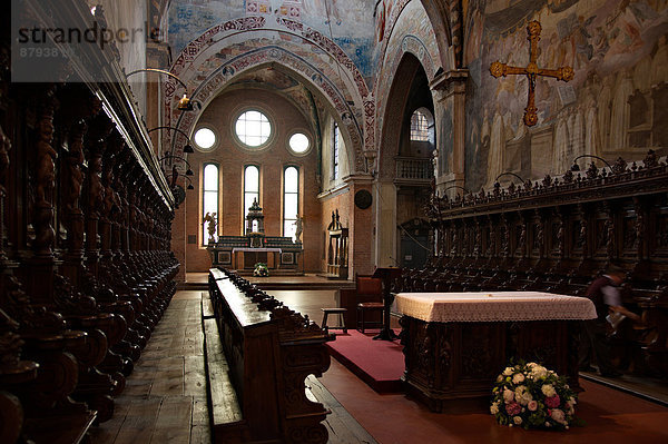 Italien  Lombardei  Mailand  Chiaravalle Abtei  Innenräume