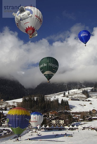 Europa Wärme Luftballon Ballon Himmel Globalisierung Festival Schweiz