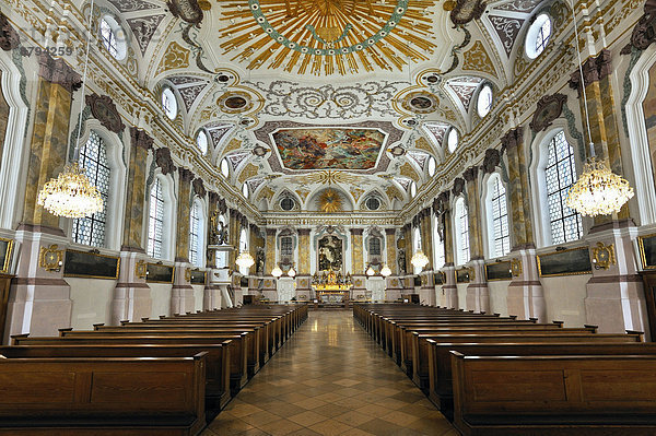 Oberkirche  von Giovanni Antonio Viscardi  Bürgersaal  München  Oberbayern  Bayern  Deutschland