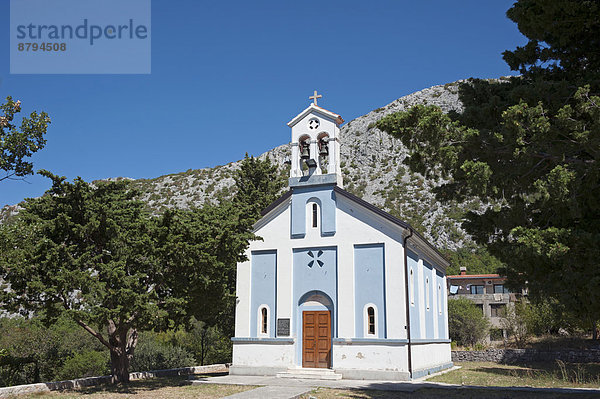Kirche  Gornja Brela  Makarska Riviera  Dalmatien  Kroatien