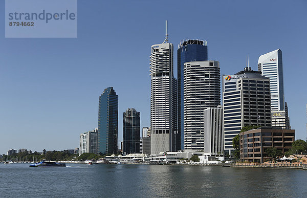 Skyline  Brisbane River  Brisbane  Queensland  Australien