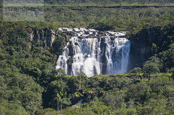 Corumba-Wasserfälle  bei Pirenópolis  Goiás  Brasilien