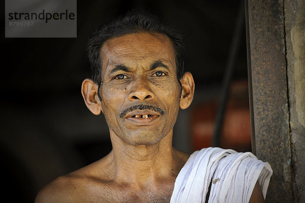 Mann  Portrait  Kerala  Südindien  Indien