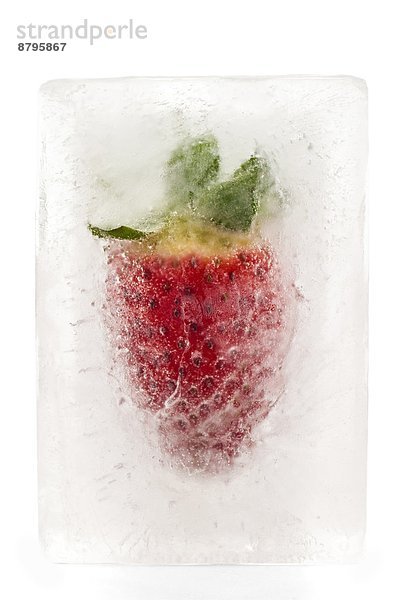 Erdbeere  gefroren