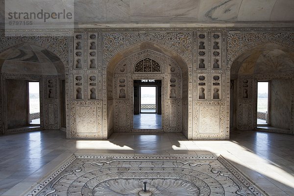 Palast  Schloß  Schlösser  Festung  bauen  Tochter  Marmor  Agra  Jahrhundert  Indien  Juwel