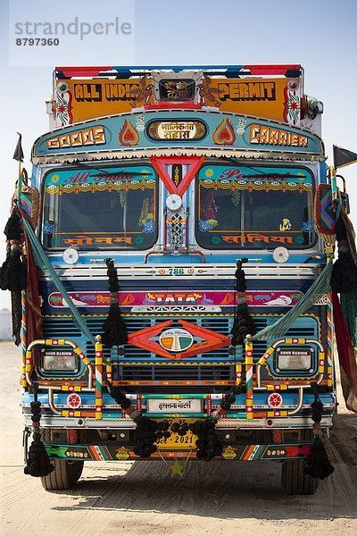 Dekoration  Lastkraftwagen  Rajasthan