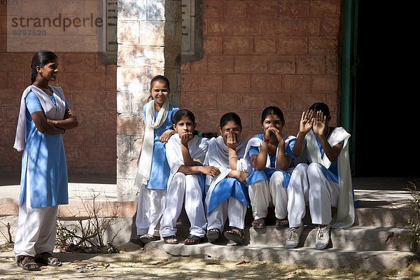 Dorf  Indianer  Schule  Schüler  Hinduismus  Rajasthan