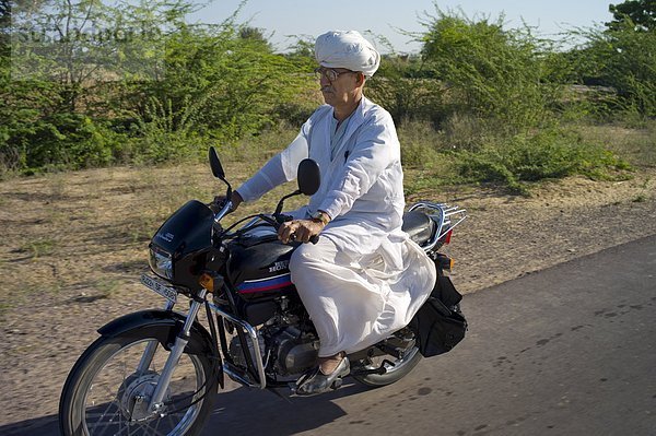 Mann  Reise  Indianer  Motorrad  Rajasthan