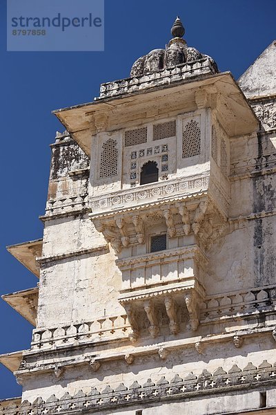 Detail  Details  Ausschnitt  Ausschnitte  Großstadt  Palast  Schloß  Schlösser  Indien  Rajasthan  Udaipur